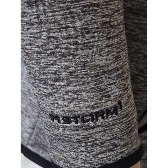 Under Armour Storm1 Loose Women's Heather Gray Purple Hoodie Sweatshirt size M - Picture 4 of 7